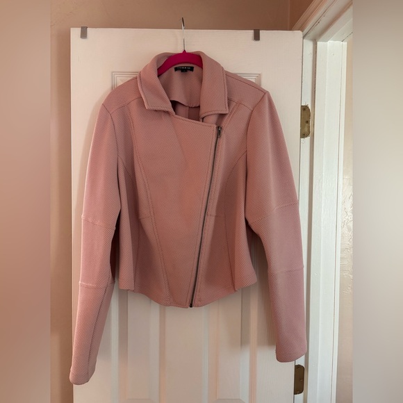 Torrid Blush Pink Moto Jacket 1X - Picture 2 of 4